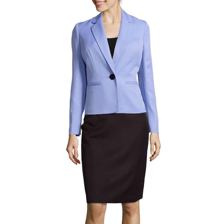 Le Suit One-button Skirt Suit Set