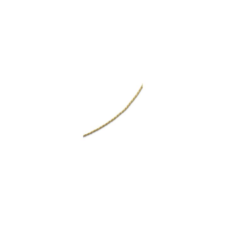 14k Yellow Gold 22 Adjustable Rope Chain