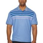 Izod Advantage Performance Engineer Stripe Polo Quick Dry Short Sleeve Stripe Knit Polo Shirt Big And Tall