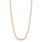 Splendid Pearls Womens Pink Pearl 14k Gold Strand Necklace