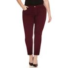 Arizona High-rise Twill Jeggings - Juniors Plus