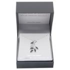 Sparkle Allure Womens Genuine Multi Color Marcasite Pure Silver Over Brass Flower Pendant Necklace