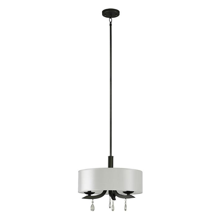 Diane 3-light Silver Chandelier