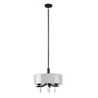 Diane 3-light Silver Chandelier