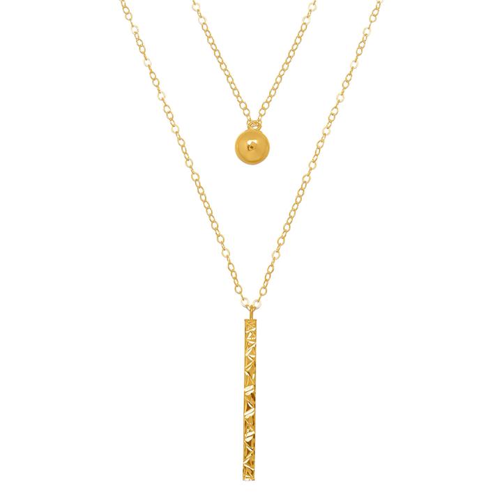 Womens 17 Inch 14k Gold Link Necklace
