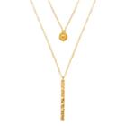 Womens 17 Inch 14k Gold Link Necklace