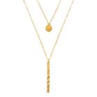 Womens 17 Inch 14k Gold Link Necklace