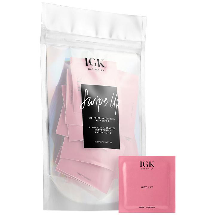 Igk Swipe Up No-frizz Smoothing Wipes