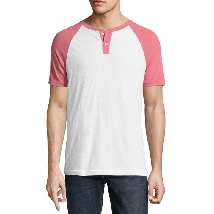 Arizona Short Sleeve Raglan Sleeve Henley Shirt