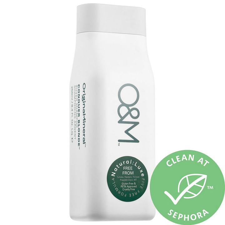 O & M Conquer Blonde Silver Shampoo