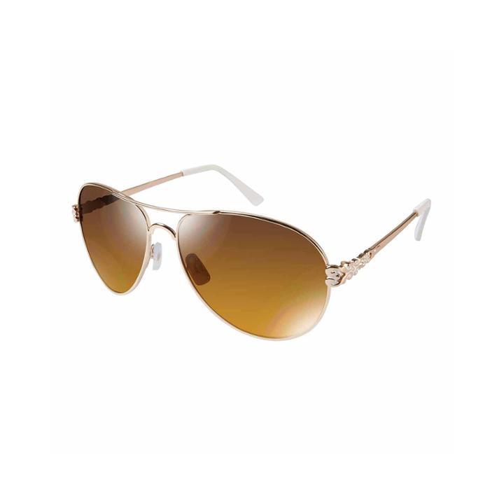South Pole Full Frame Aviator Uv Protection Sunglasses-womens
