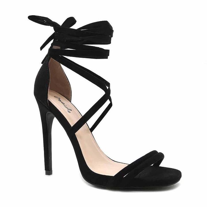 Qupid Diamond 50 Lace-up Sandals