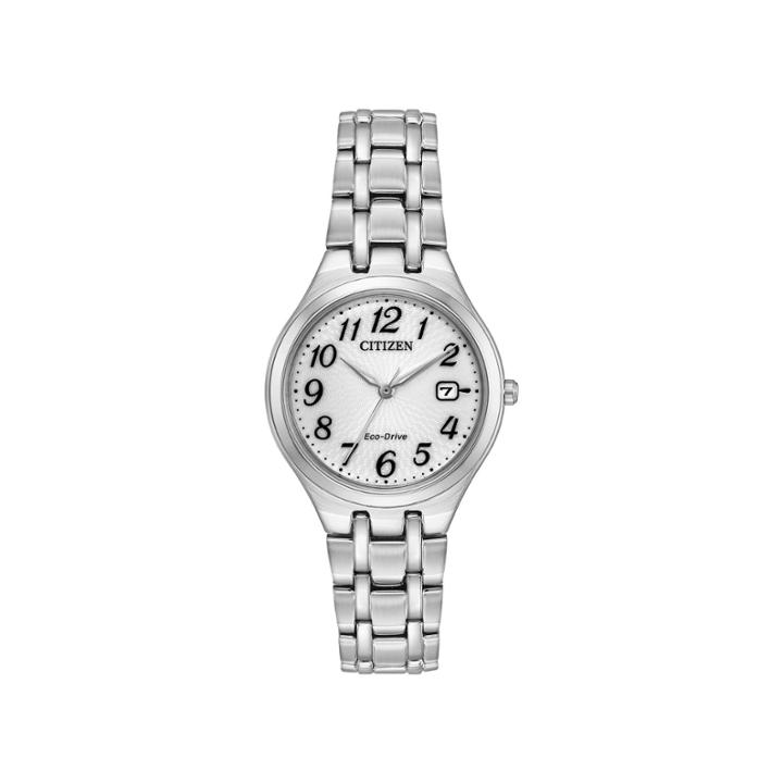 Citizen Womens Silver Tone Strap Watch-ew2480-59a