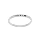 Itsy Bitsy&trade; Sterling Silver Faith Band Ring