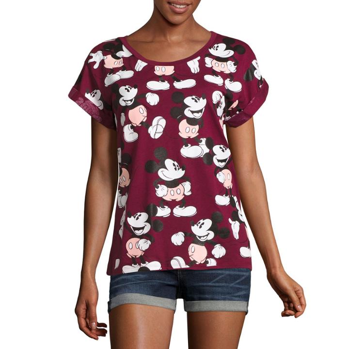 Mickey Mouse Graphic T-shirt- Juniors