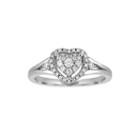 I Said Yes!&trade; 1/4 Ct. T.w. Certified Diamond Heart Engagement Ring