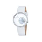 Fjord Womens White Stainless Steel Helga Strap Watch