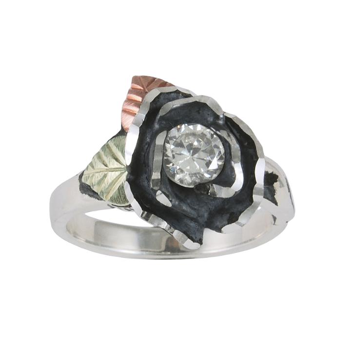 Black Hills Gold Jewelry By Coleman Rose Cubic Zirconia Ring