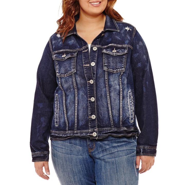 Arizona Denim Jacket-juniors Plus