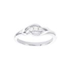 Lumastar 1/10 Ct. T.w. Diamond Three-stone Promise Ring