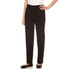 Alfred Dunner Classics Classic Fit Slim Pants-misses Short
