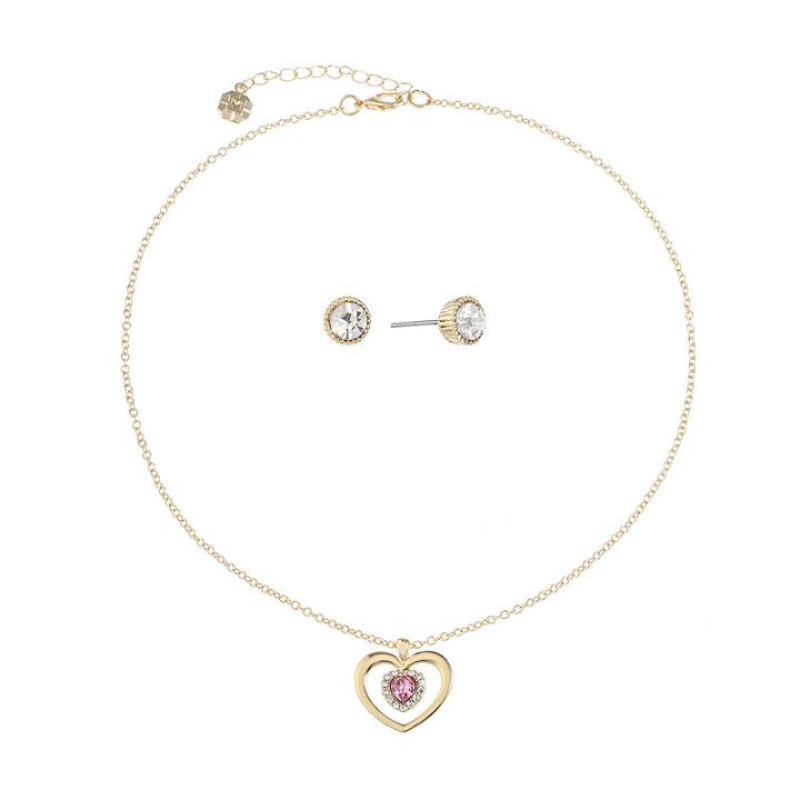 Monet Jewelry Womens 2-pack Pink Jewelry Set