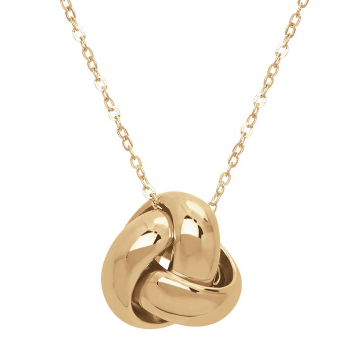 Infinite Gold&trade; 14k Yellow Gold Knot Pendant Necklace