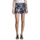 By & By Floral Tie Waist Soft Shorts