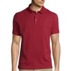 Claiborne Short-sleeve Slim-fit Solid Polo