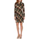 R & K Originals Long-sleeve Cowlneck Shift Dress - Petite