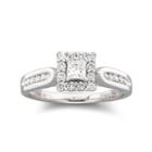 Ct. T.w. Diamond Engagement Ring