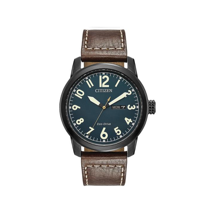 Citizen Mens Brown Strap Watch-bm8478-01l