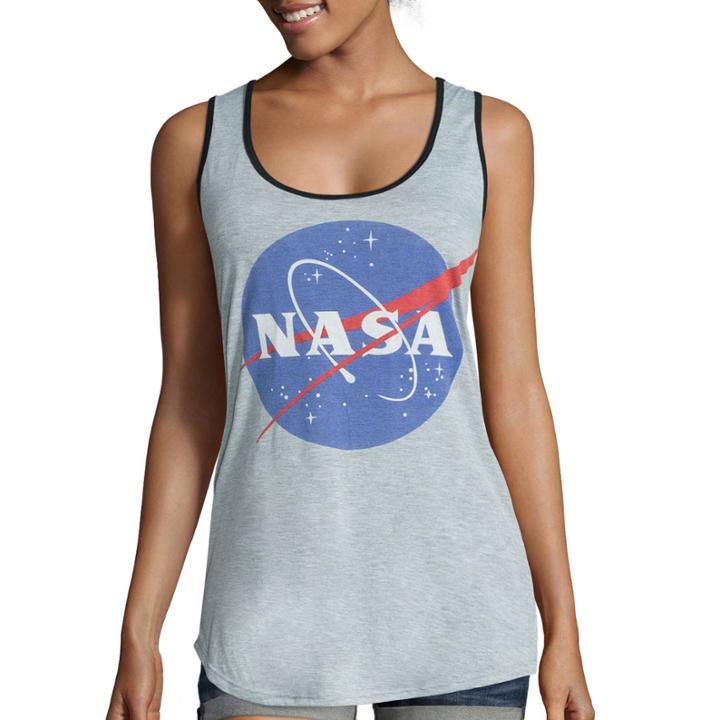 Mighty Fine Nasa Racerback Tank Top