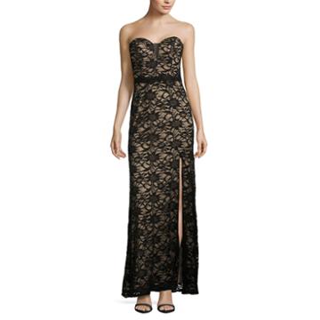 B. Smart Sleeveless Evening Gown-juniors