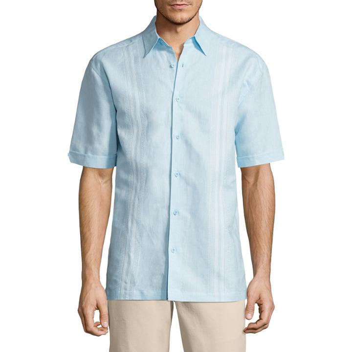 Havanera Panel Short Sleeve Button-front Shirt