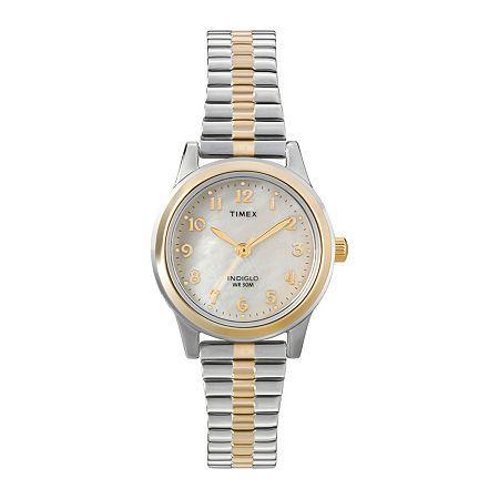 Timex Womens Mother-of-pearl Expansion Watch