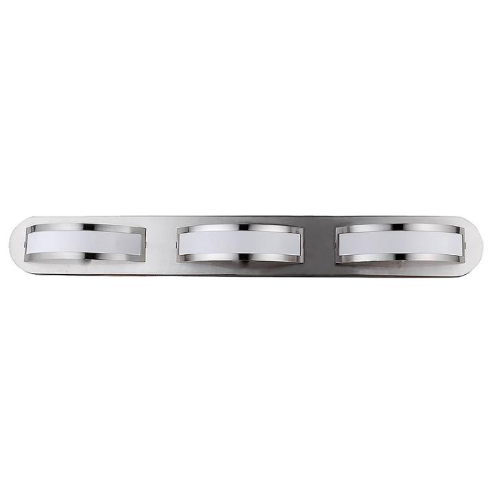 Tayla 3-light Silver Bath Vanity