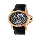 Heritor Mens Black Strap Watch-herhr4006