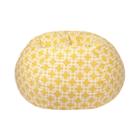 Cotton Hatch Print Beanbag