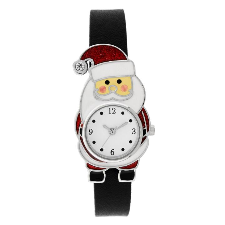 Holiday Whimsy Womens Black Strap Watch-18125