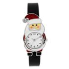 Holiday Whimsy Womens Black Strap Watch-18125