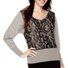 Worthington Dolman-sleeve Embellished Sweater