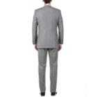 Verno Men's Grey Classic Fit 100 Wool 2-piece Suit