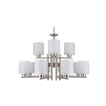 Dexter 12-light Silver Chandelier