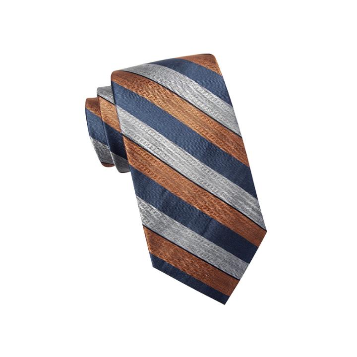Collection By Michael Strahan Laredo Stripe Silk Tie - Extra Long