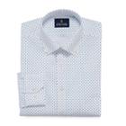Stafford Slub Linen Look Big And Tall Long Sleeve Dress Shirt