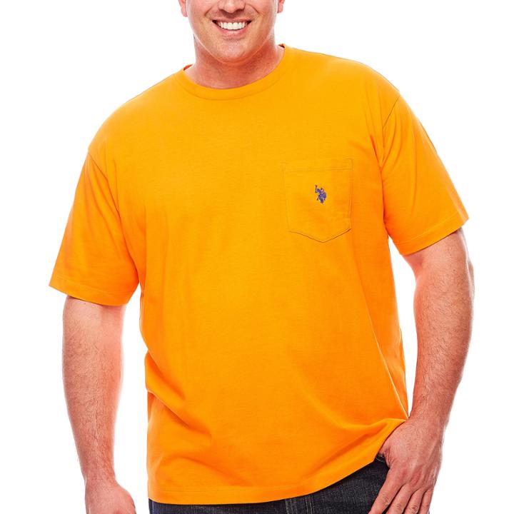 Us Polo Assn. Short Sleeve Crew Neck T-shirt-big And Tall