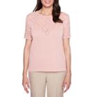 Alfred Dunner La Dolce Vita Pointelle Sweater