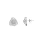 1/4 Ct. T.w. Multi-shape White Diamond Sterling Silver Stud Earrings