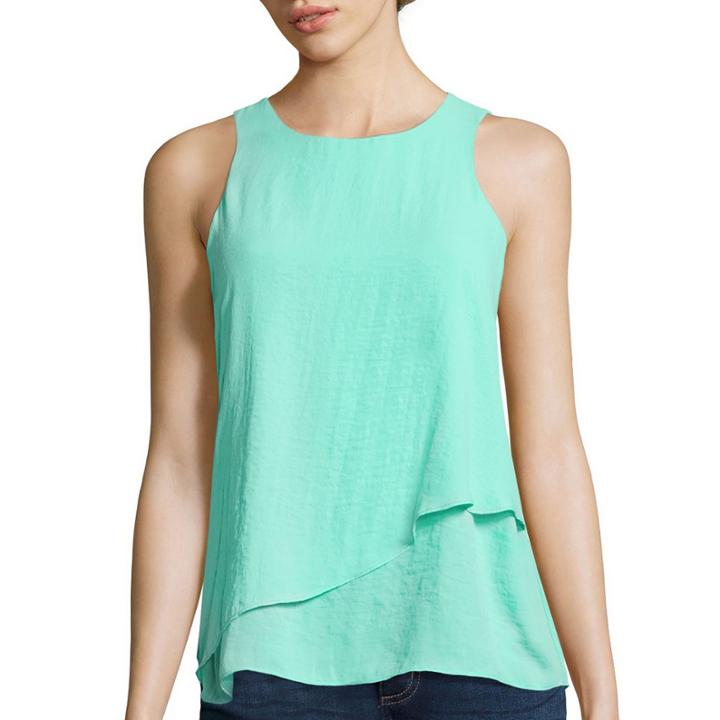 A.n.a Zipper Back Tank Top